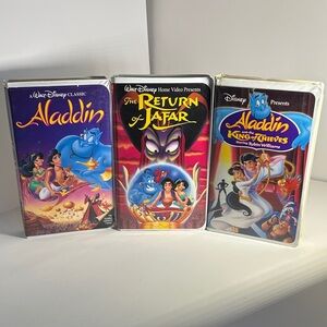 Vintage Disney’s Aladdin VHS Collection